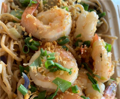 Garlic Shrimp Chow Mein - All Kaina Grindz